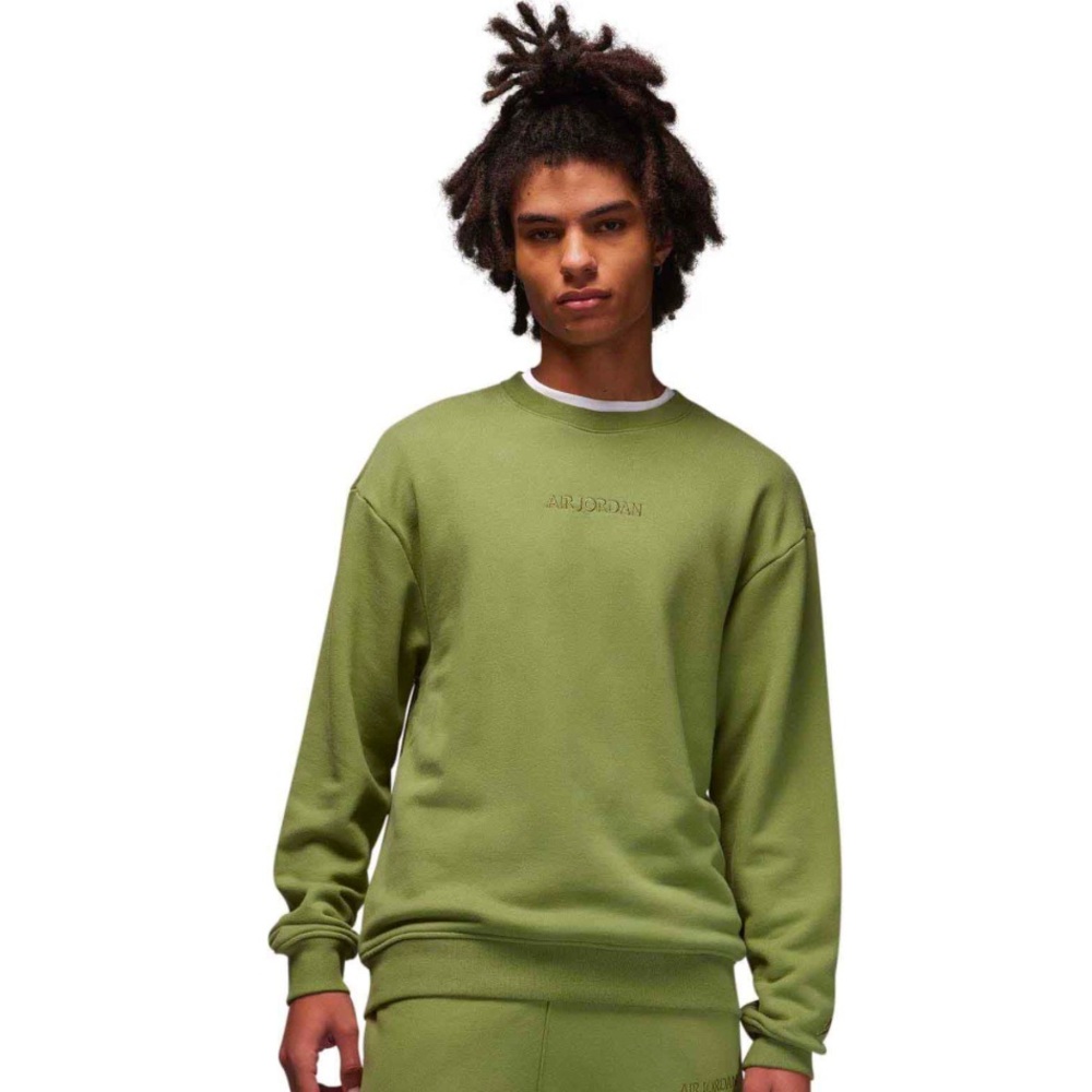 AIR JORDAN WORDMARK FLEECE CREWNECK SWEATSHIRT, XL, NWT